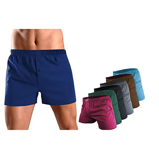Dunkelstein Boxershorts herr/kalsonger män – kalsonger för män – boxershorts för män underkläder män (6/12 pack), 5200 6-pack flerfärgad, L