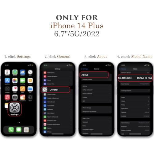 LOHASIC Capa carteira para iPhone 14 Plus, suporte de 6 cartões, parte traseira magnética destacável