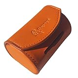 Premium Dog Poop Bag Holder | Vegan Leather Dispenser | For Leash Attachment | With Secure Clip |...