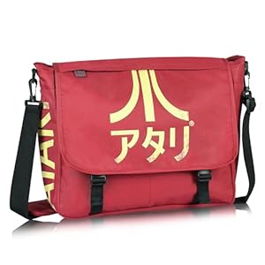 DIFUZED SAC Atari Avec BANDOUILLERE ET Logo JAPONAIS Kinder-Rucksack, 47 cm, Rot (Rouge)