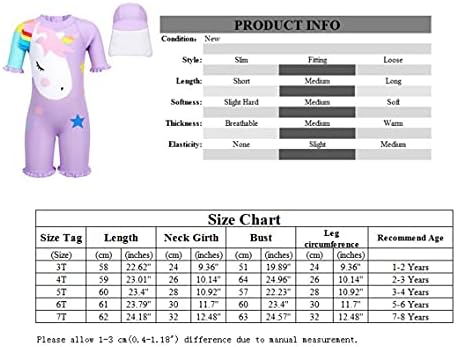 WonderBabe Girls UV Protection Swimsuit Short Sleeve Swimwear Beach Rash Guard Swimming Costume Sun Protection Bathing Suit