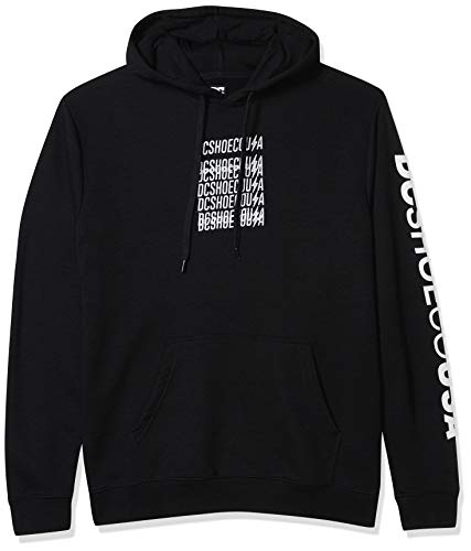 DC Men's DEADRINGER Pullover Fleece, Black, XL