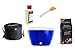 Produktbild LotusGrill Starter-Set 1x Ultramarinblau (Sonderfarbe Edition) mit USB-Anschluß, 1x Buchenholzkohle 1kg, 1x Brennpaste 200ml, 1x Marinierpinsel Mandarinenorange, 1x Transport-Tragetasche