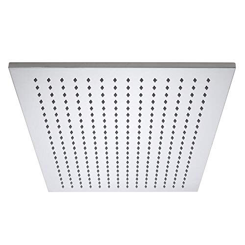 Milano Arvo 800mm x 500mm Rectangular Ceiling Mounted Shower Head - Chrome