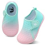 FEETCITY Toddler Swim Shoes Boys Girls Beach Shoes Baby Aqua Socks with Non-Slip Rubber Sole