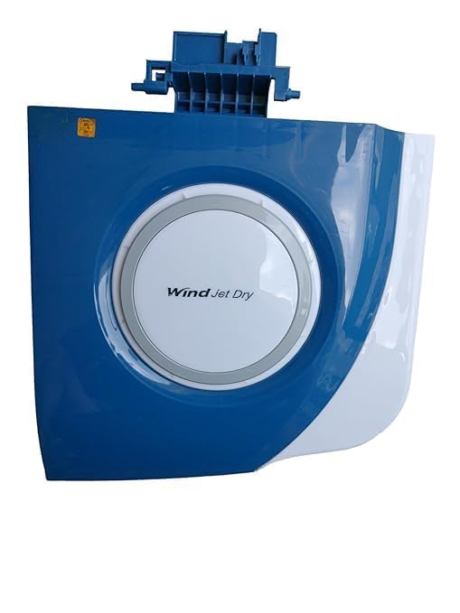 Image of Excel Enterprises Washing Machine Cover, Blue Plastic, Compatible with LG SEMI Automatic Washing Machine Wind Jet Dry (Model 1022 /2.5CM)
