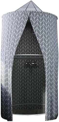 Hängende Runde Dusche Abdeckung, Tragbarer Umkleideraum für Outdoor,...