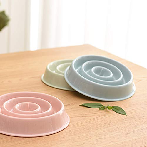 Pet Recipiente de comida PP Recipiente de alimento para gatos domésticos pequenos e médios Cães (azu