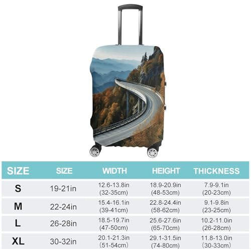 Housse de bagage Parkway Road blanche L en polyester élastique lavable - 2