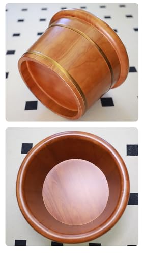 Bañera de Madera para Pies, Redonda, para Spa y Cuidado miniatura 6