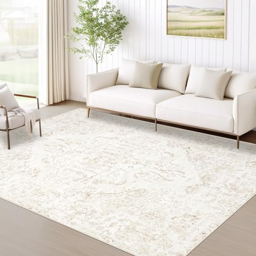 5x7 Area Rugs for Living Room: Washable Rug Vintage Large