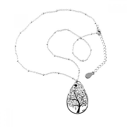 Collier pendentif en forme de larme colore pour sublimer vos tenues au quotidien