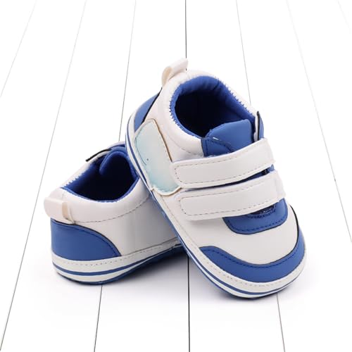 Baby Boys Girls First Walking Shoes Infant Non-Slip PU Leather Sneakers Toddler Newborn High Top Loafers Flat𝘀 Shoes3