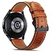 Tasikar Lederarmbänder kompatibel mit Samsung Galaxy Watch 7/6/5/4 / 6 Classic 43 mm 47 mm/ 5 Pro Band, Echtlederarmband für Galaxy 4 Classic/ 3, Marrón clásico
