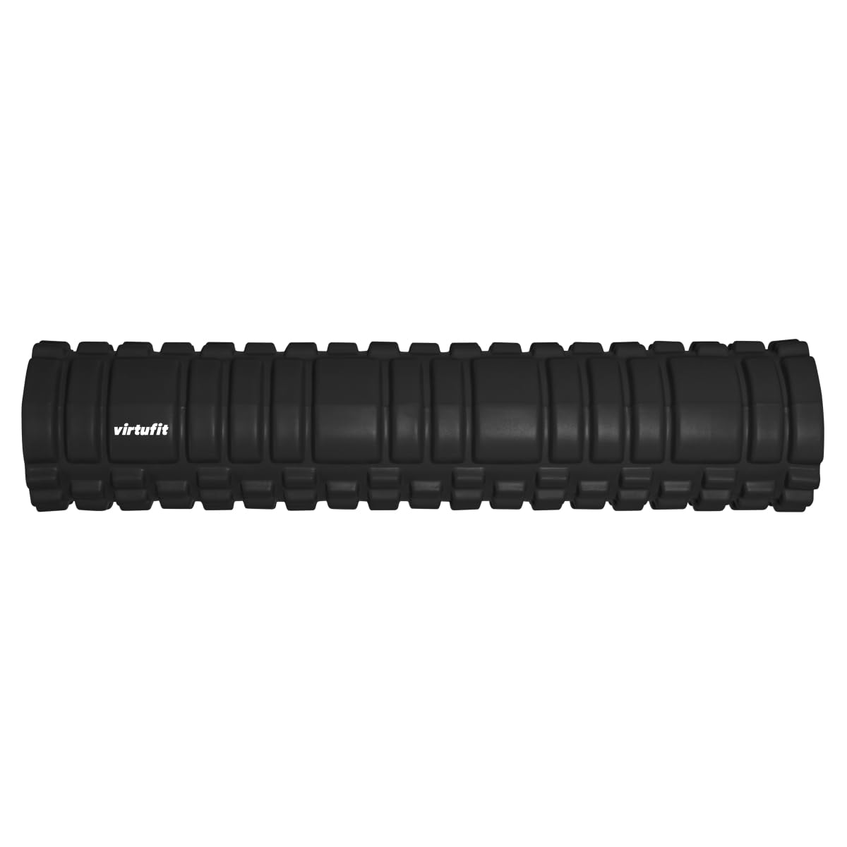 VirtuFit Rullo per massaggi a griglia in schiuma – 62 cm – Nero