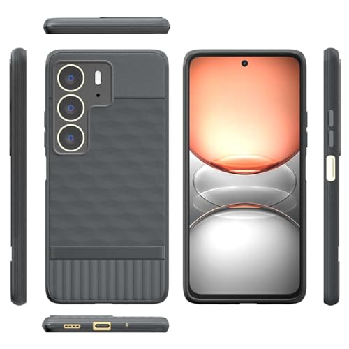 Image of Shockproof Case for Realme C75 4G | Full Camera Protection | TPU Flexible Back Cover for Realme C75 4G (Graphite Grey)