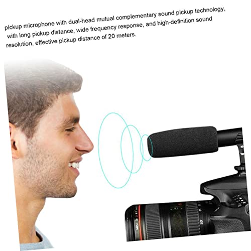Micrófono de cámara DSLR y video para teléfonos con audio HD 3