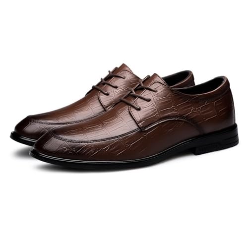 Mens Lightweight Lace Up Oxford Comfortable Dress Shoes for Work Office Business Formal4