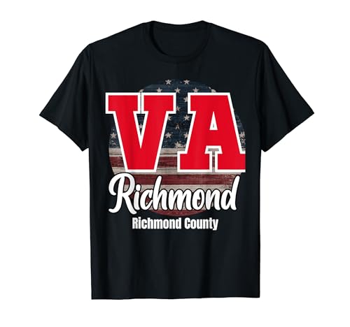 Richmond Virginia VA Souvenir Richmond County Design T-Shirt