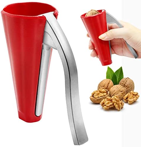 Nutcracker Tool Yeelua Cracker Tool, Chestnut Cutter Pecan Sheller Plier with Handle, Multifunctional Metal Nut Cracker Opener for Walnut Hazelnut Almonds Pecan Chestnut Ergonomic Kitchen Tool