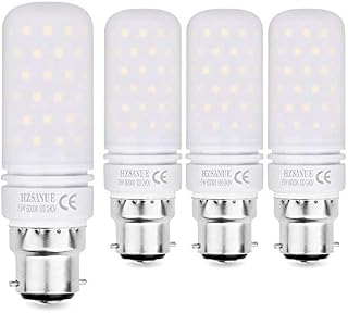 HZSANUE Led Light Bulbs 15W, 120W Incandescent Bulbs Equivalent, 1500Lm, 6000K Daylight White, B22 Bayonet Cap Corn Bulbs, Pack of 4