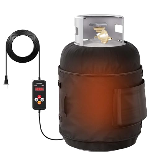 Propane Tank Heater Blanket with Adjustable Temperature