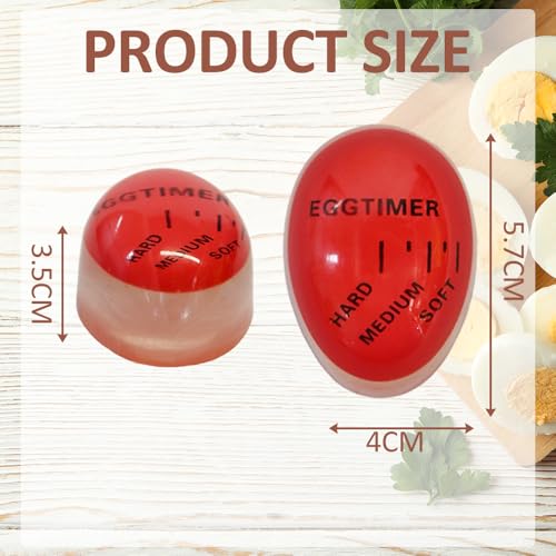 Armo® Colour Changing Egg Timer For Soft, Medium, Hard Boiled Eggs Reusable Boiled Egg Cooking Timer - Image 3