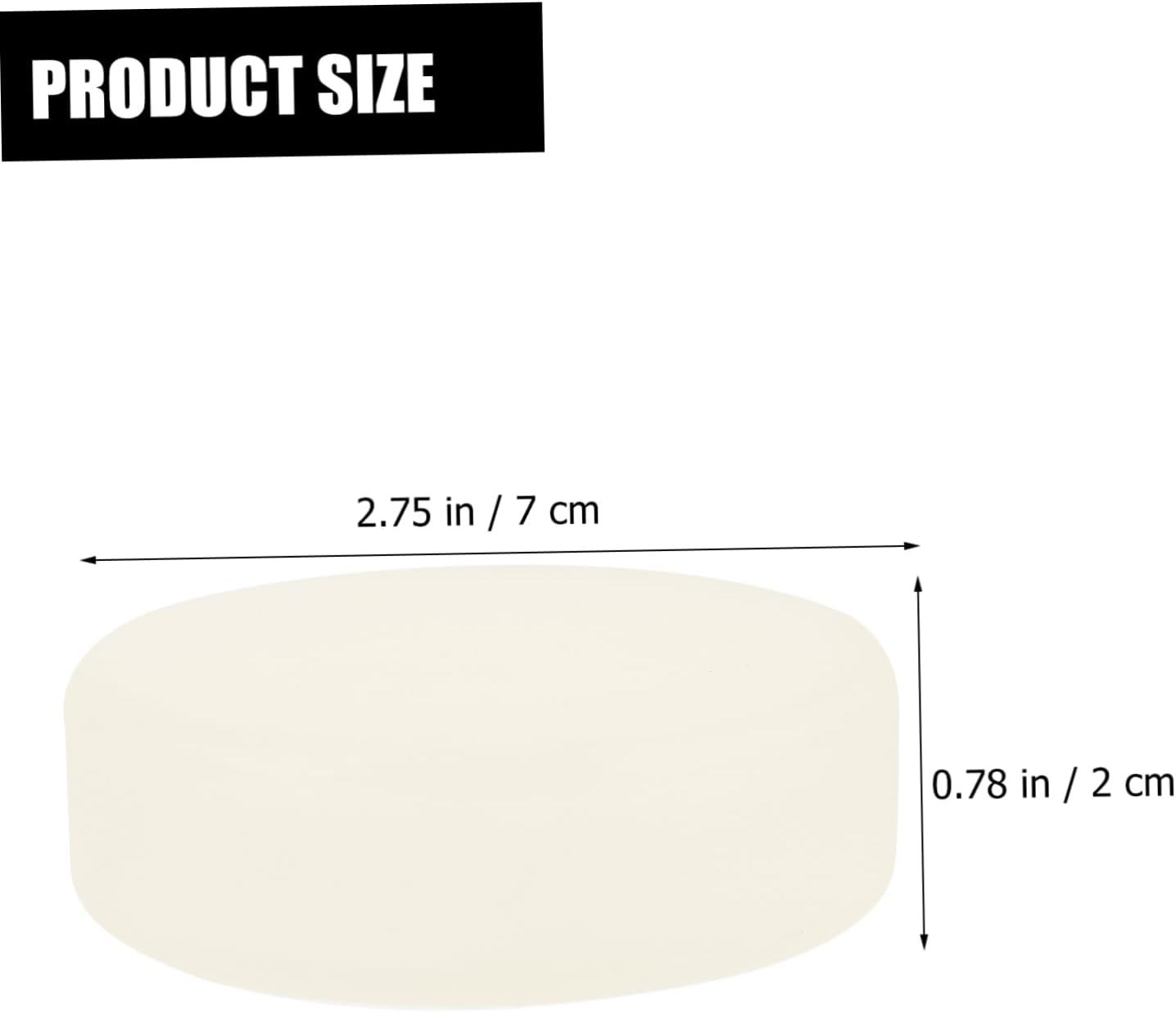 2pcs Ice Hockey Practice Ball Hockey Puck for Training Practicing Soft Pucks Official Regulation