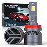 LEDBeam LED K11 80W Automotive Grade 3570 Chip 16000Lm 6500k White Car headlight bulb (12V,80W/2bulbs) (H8/H9/H11/H16)