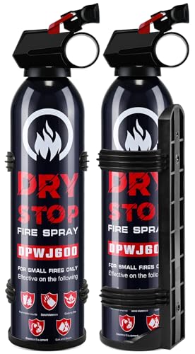 Dry Stop Fire Extinguisher Spray - 2 Pack
