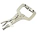11 inches Locking Clamp Swivel Pads Non Pinch Release Pliers Vise Jaw Welding,Jikkolumlukka