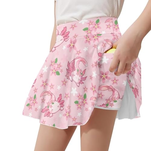 Tennis Skirts High Waist Soft Skorts Toddler Built in Shorts Size 5-142