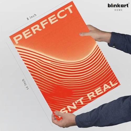 Image of BLINKART Surreal Art Aesthetic Modern Art Walls With Frame | Natural Wood Texture | Living Room Bedroom Office Wall Decoration | Poster Home Decor Frames Wall Bedroom | 12x8 Inches (D344)