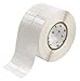 Brady THT-37-483-10 1.5" Width x 0.5" Height, B-483 Ultra Aggressive Polyester, Gloss Finish White Thermal Transfer Printable Label (10000 per Roll)