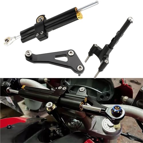 Kit support amortisseur direction Ducati Monster 795 stabilisation Nero