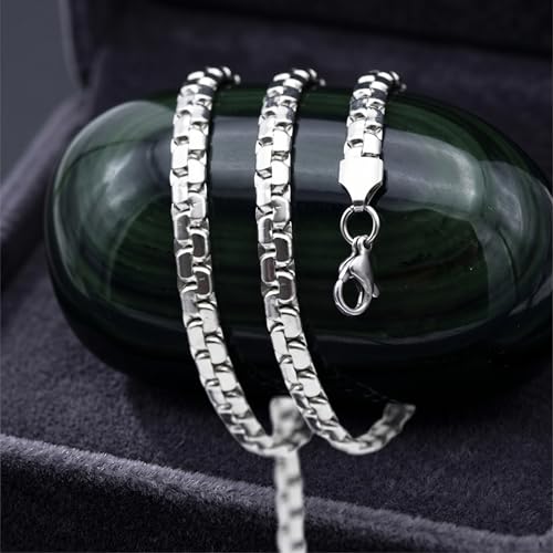 Image of THE MEN THING Chain for Men, Luxury Pure Titanium Steel Chain | Silver Stainless Steel Chain | Necklace Jewellery for Men & Boys