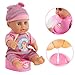 deAO Mi Primera Muñeca Bebé Conjunto Incluye Muñeca de 14” con Pijama,...