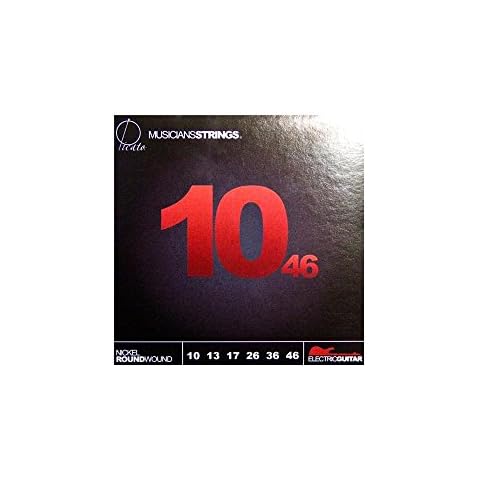 Picato 90773 Nickel Round Wound 10-46 Electric Guitar Strings, Set of 6 Pieces Cover