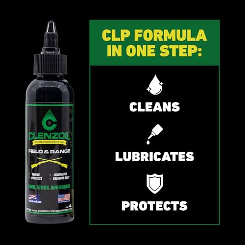 Image of All-in-One Firearm Cleaning & Maintenance Kit - 2 CLP Bottles, Pre-Saturated Wipes, Nylon Brush & Microfiber Cloth - Safe on All Finishes - USA Made, Veteran & Law Enforcement Owned