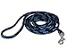 Dogs My Love 6ft Long Braided Rope Dog Leash Blue with Black 6 Sizes (XXSmall: 6ft Long; 0.15