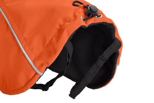HUNTER Hundemantel NORDBY, Farbe: orange, wasserdicht, warm gefüttert, reflektierend, ideal für Outdoor-Abenteuer, schützt vor Kälte & Nässe, maschinenwaschbar, Größe: 55