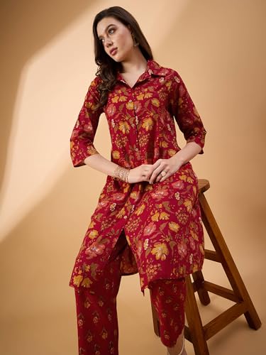 Image of TANISHA Women's Cotton Blend Co-ord Set