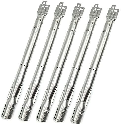 ADJUSTABURNER Gas Grill Burner Universal Stainless Steel Tube (Pack of 5) Extends from 14" to 19" BBQ Replacement Parts for Nexgrill, Brinkmann, Dyna-Glo, and Most Gas Grill Models by ADJUSTABURNER - Used condition - US$56.97