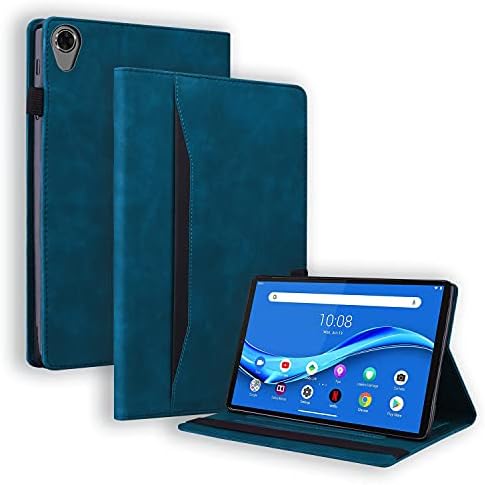 Lenovo Tab M8 Gen 3 2022 / Smart Tab M8 Gen 3 2022 / Lenovo Tab M8 / Tab M8 HD LTE/Smart Tab M8 / Tab M8 FHD Case 8.0 Inch Folio Stand Shell Cover Leather Card Holder Lenovo M8,Peacock Blue