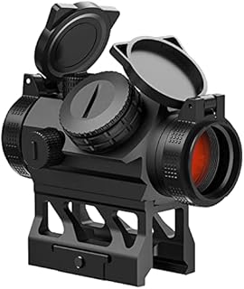 Feyachi V30 2MOA Red Dot Sight Auto On & Off 1x20mm Compact Red dot Optics, Flip Up Lens Covers and Anti Reflection Device