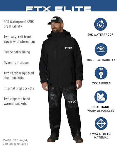 Veste homme imperméable ultra performance avec technologie respirante Ftx Elite