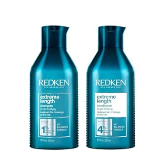 Redken Shampoo & Conditioner Set , Extreme Length, Lightweight, For Strenghtening Damaged Hair, Strengthens Hair, For All Hair Types, With Biotin