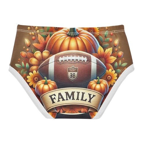 Artistic Girls Underwear Toddlers 2t Cotton Little Girl Panties Family Football Thanksgiving Kids Undies Briefs2