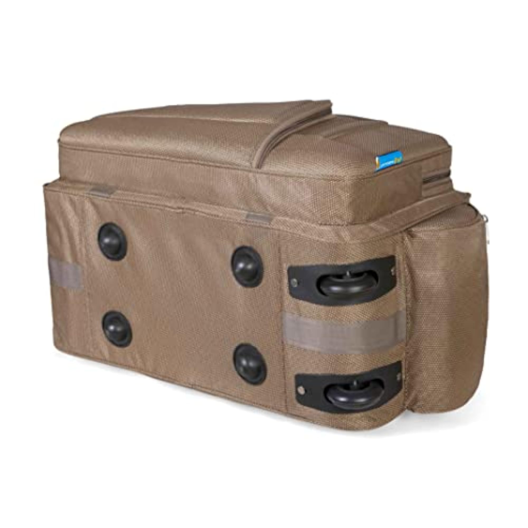 Aquiver Nylon Waterproof Strolley Duffle Bag, 55 Litres, Beige