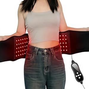 Red Light Therapy Belt – Red Light Therapy Device with Vibration Red Light Wrap Body Massage Pad – Infrared Light Therapy for Body Relief, Infrared Light Therapy Device